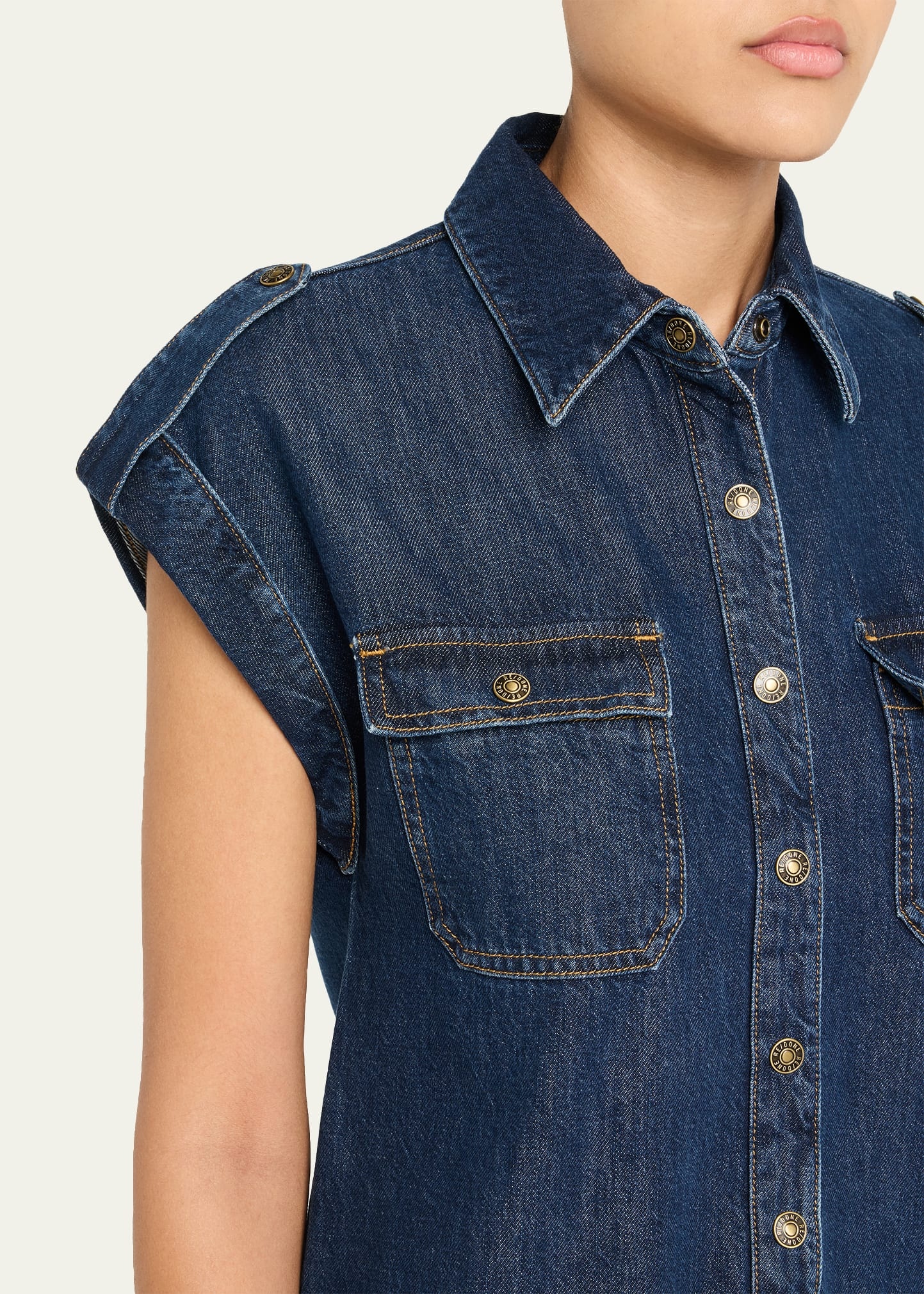 The Arizona Denim Mini Dress - 5