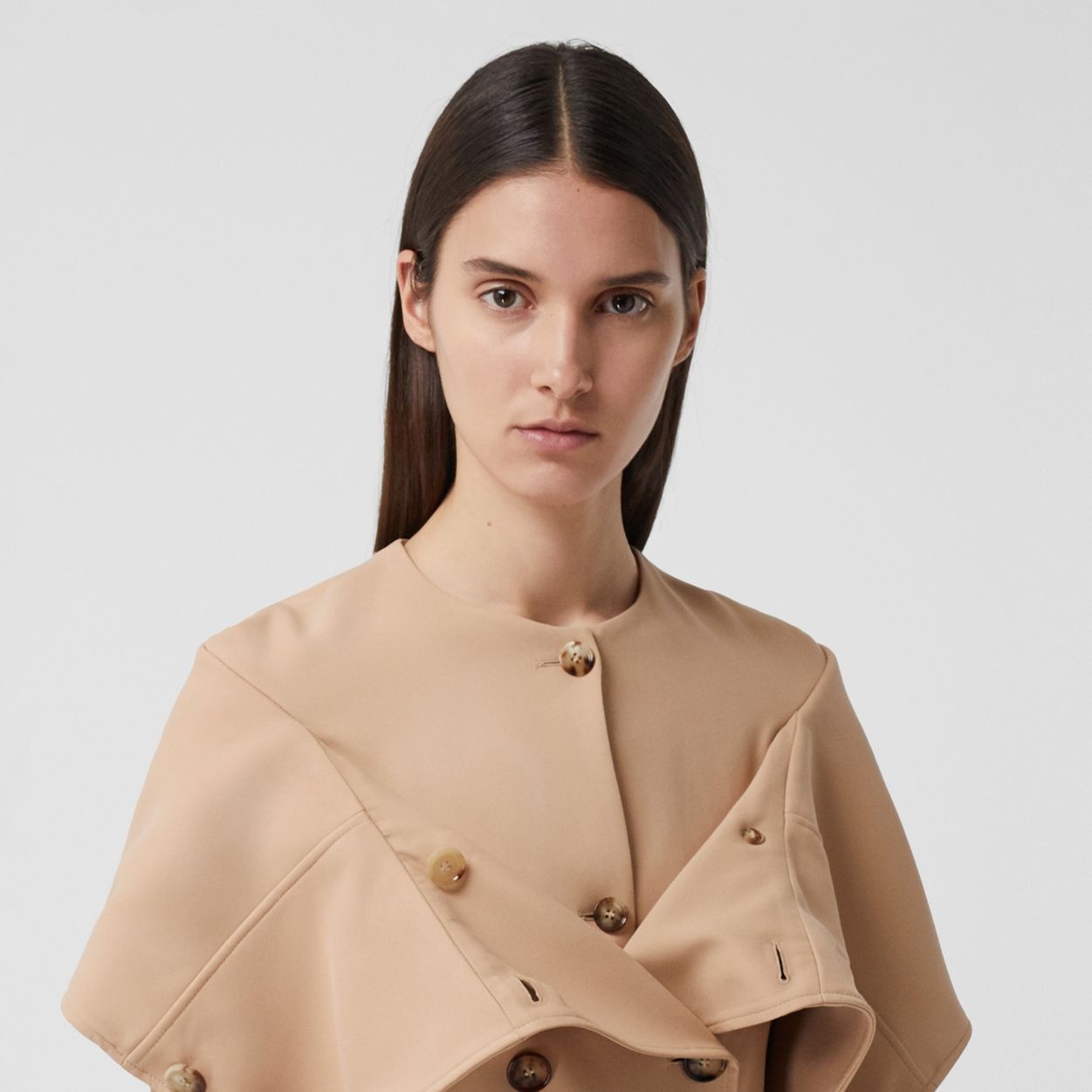 Silk Cady Reconstructed Trench Coat - 3