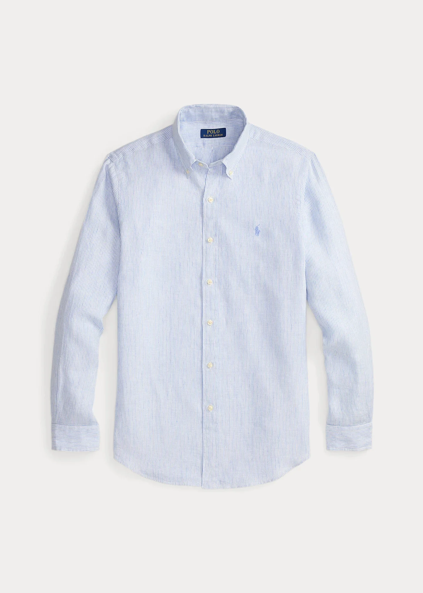 Classic Fit Striped Linen Shirt - 1