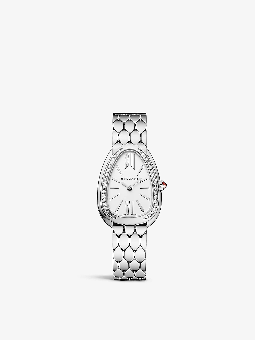 103361 Serpenti Seduttori stainless steel and diamond quartz watch - 1