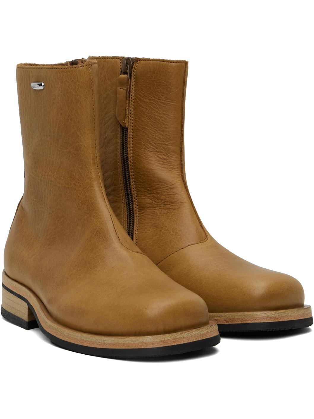Tan Camion Boots - 4