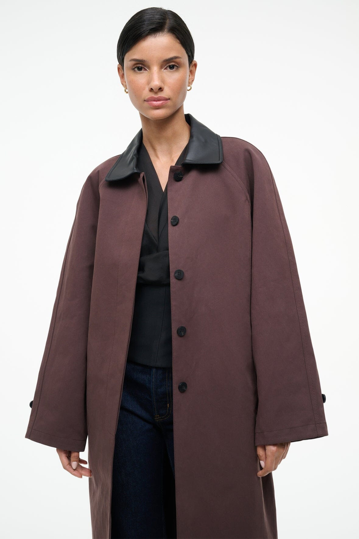 STAUD JONAH LONG JACKET EARTH - 3