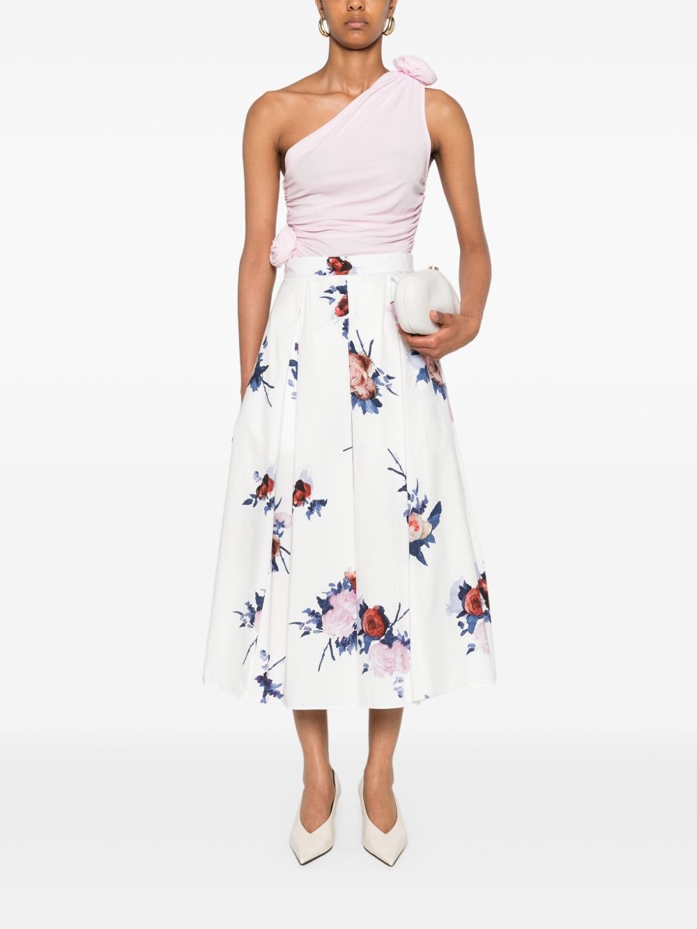 pleated midi skirt - 2