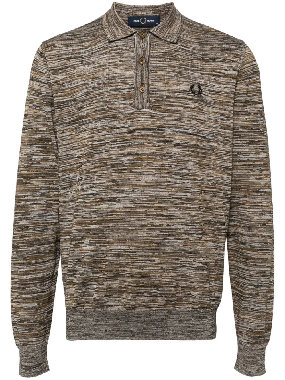 space dye knitted shirt - 1