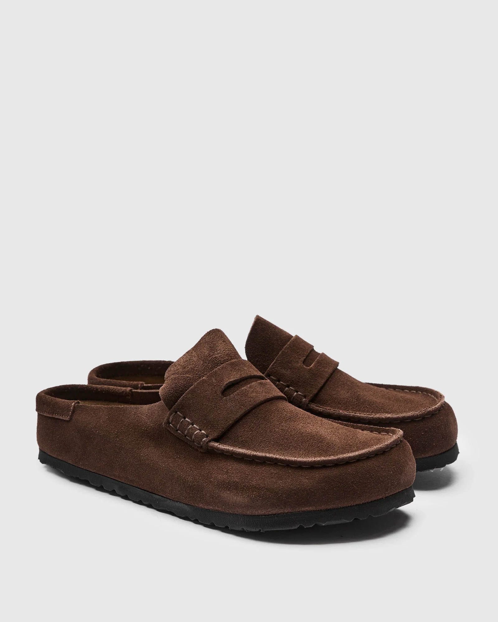 Naples Wrapped Clog in Carafe Suede - 1