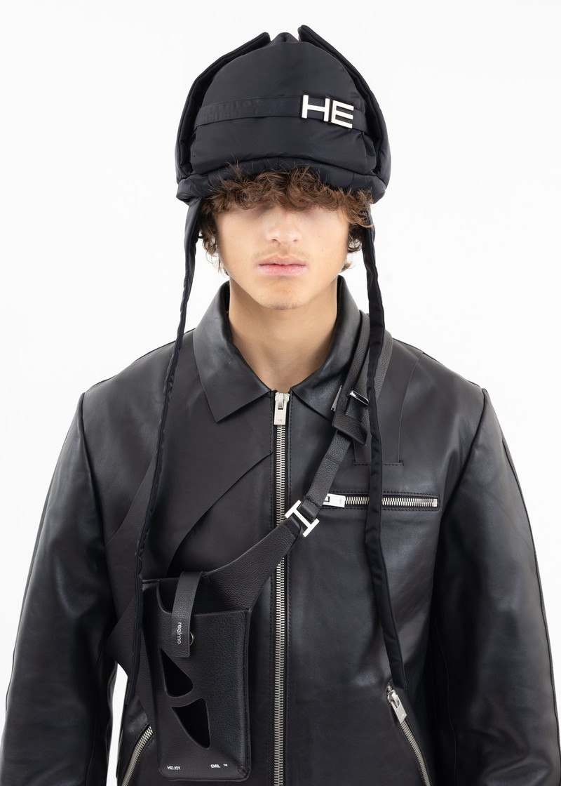 BLACK SURREPTITIOUS TRAPPER HAT 7