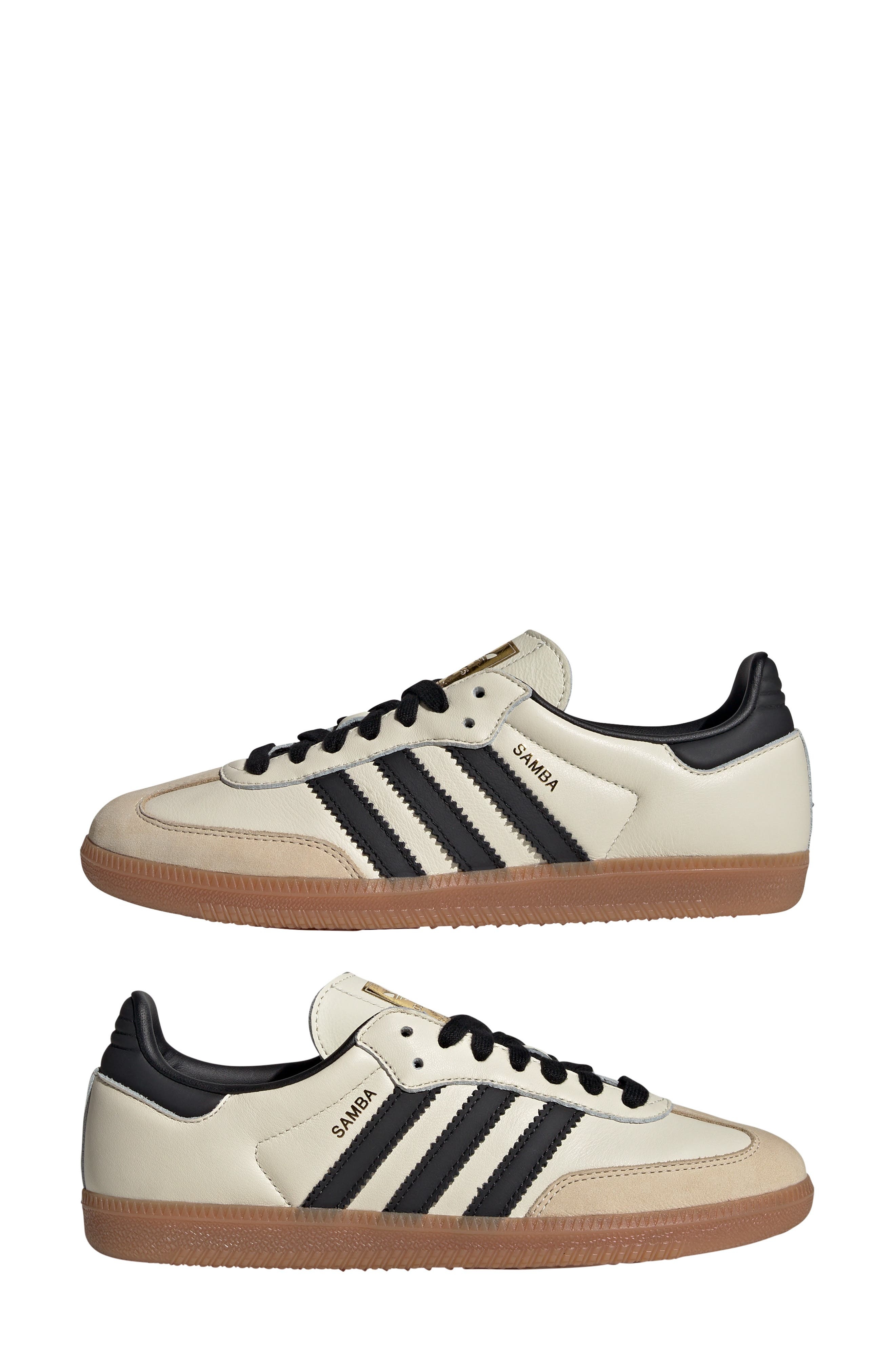 adidas Gender Inclusive Samba OG Sneaker in Cwhite/cbl at Nordstrom - 7