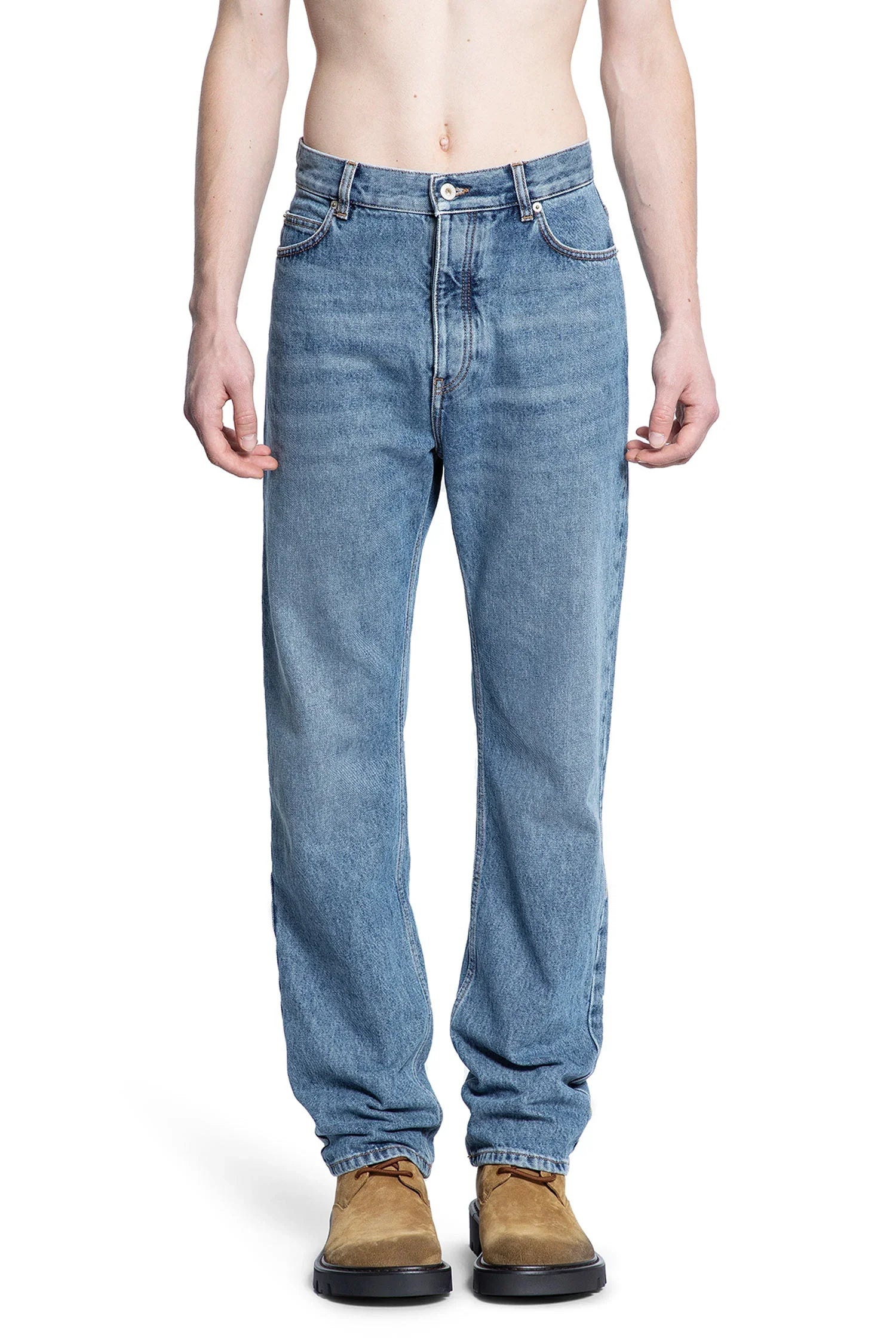 Straight-Leg-Jeans-In-Denim - 1