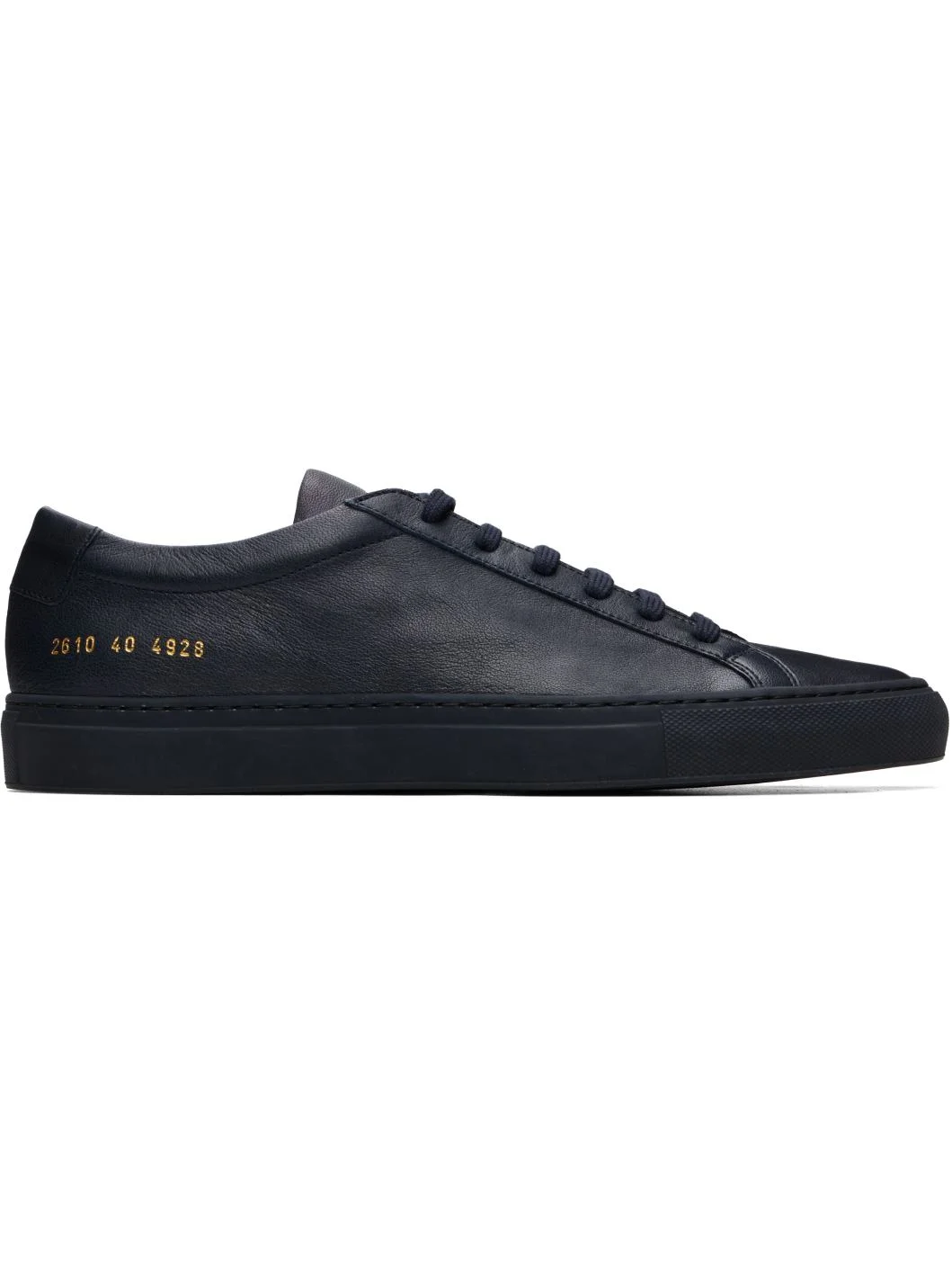 Navy Achilles Premium Leather Sneakers - 1