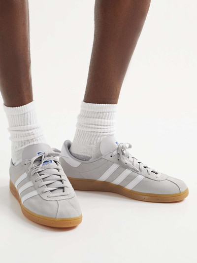 adidas Originals Munchen Leather-Trimmed Suede Sneakers outlook