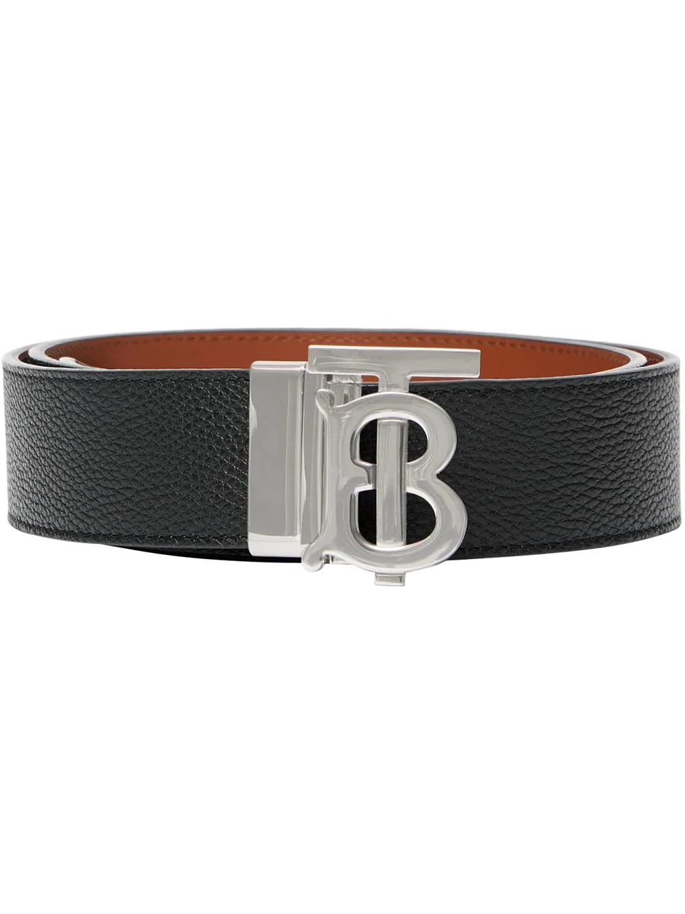 reversible monogram London Check belt - 1