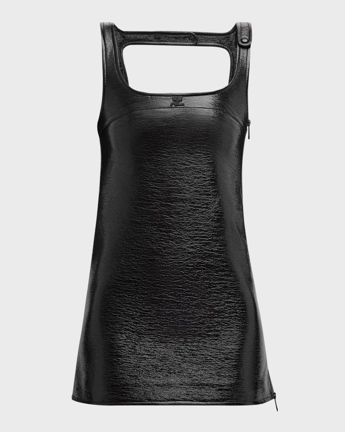 Re-Edition A-Line Vinyl Mini Dress - 1
