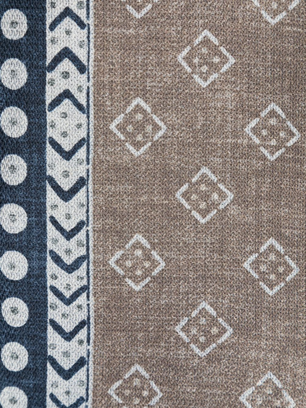 patterned-print silk scarf - 2