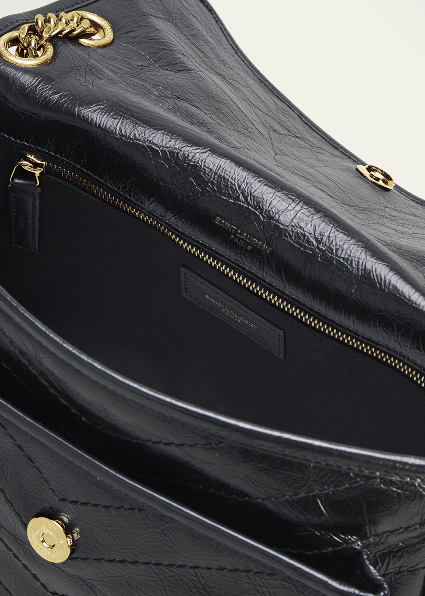 Niki Medium YSL Calfskin Shoulder Bag - 4