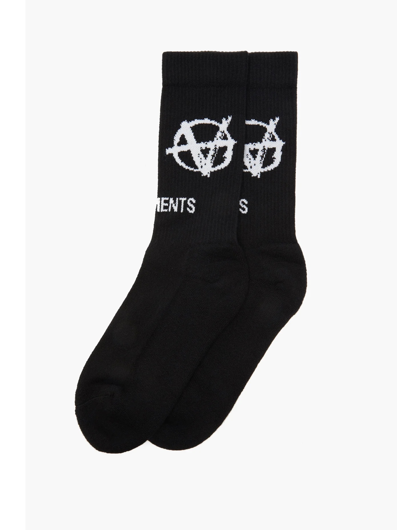 Anarchy logo-jacquard cotton-blend socks - 3