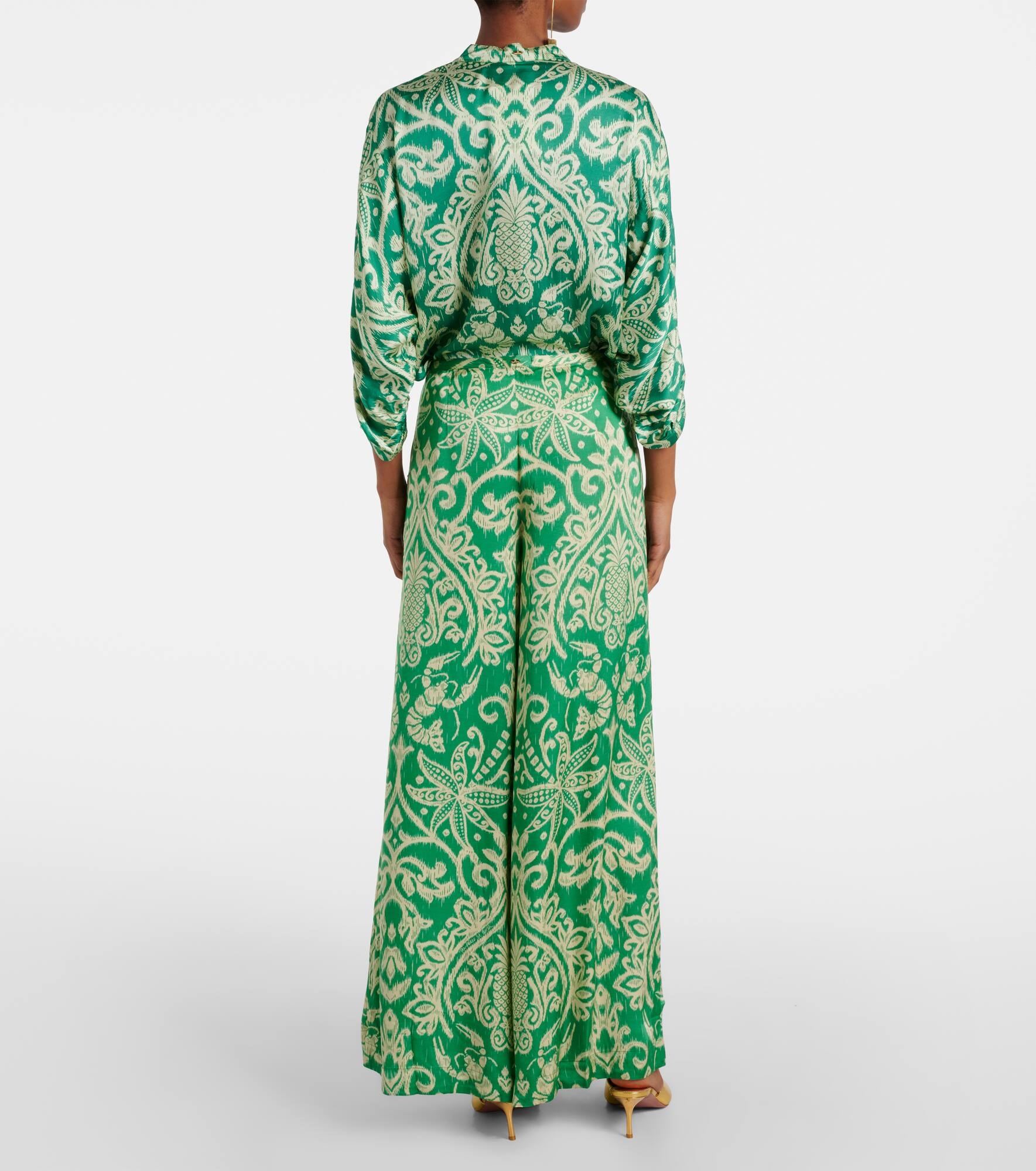Clea printed wide-leg pants - 3