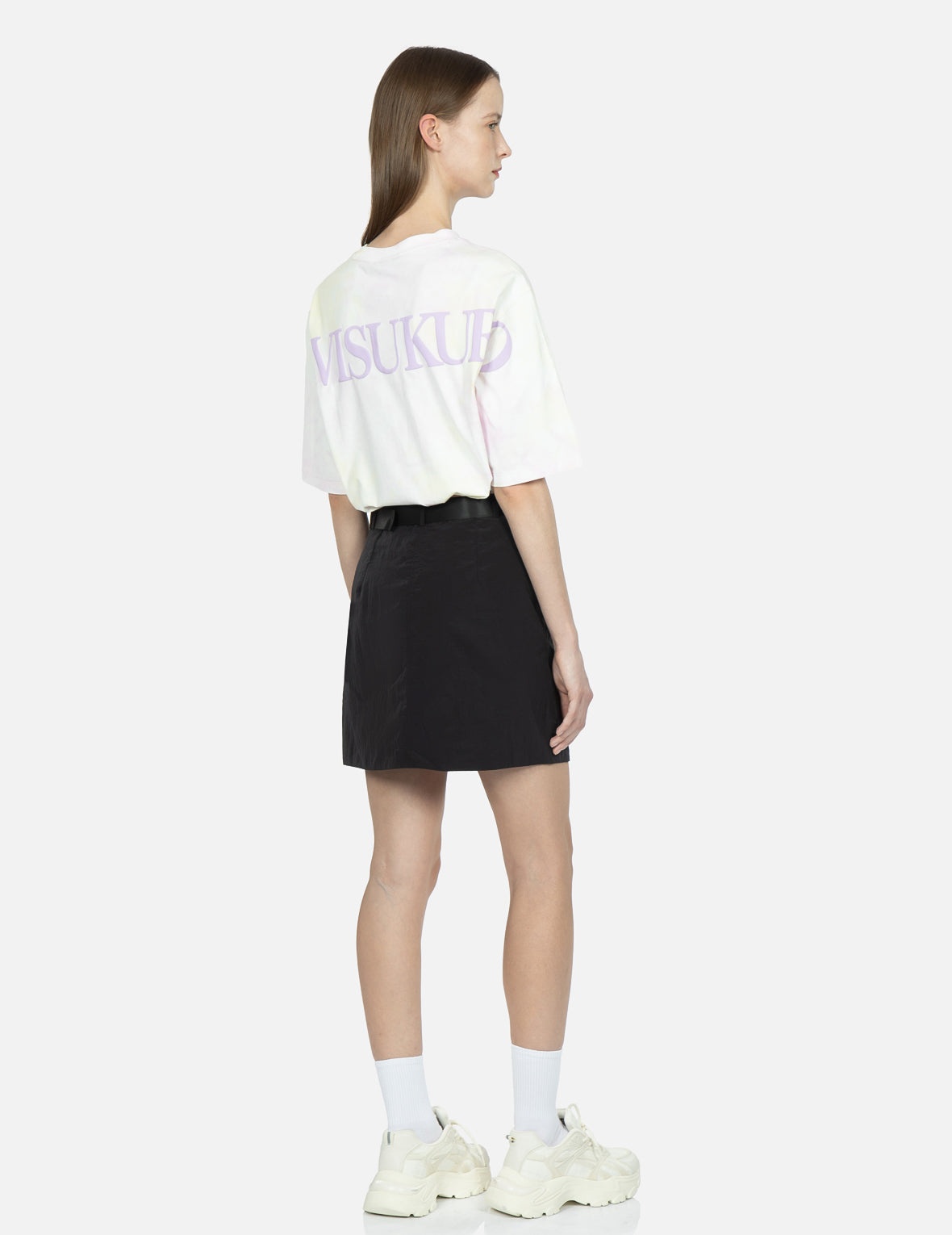 Logo Printed Belt Skirt - 4