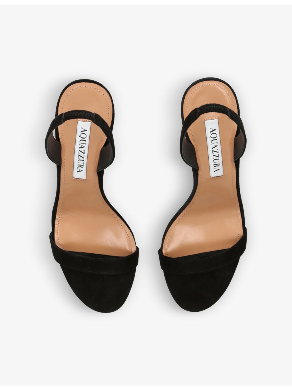 So Nude block-heel suede sandals - 2