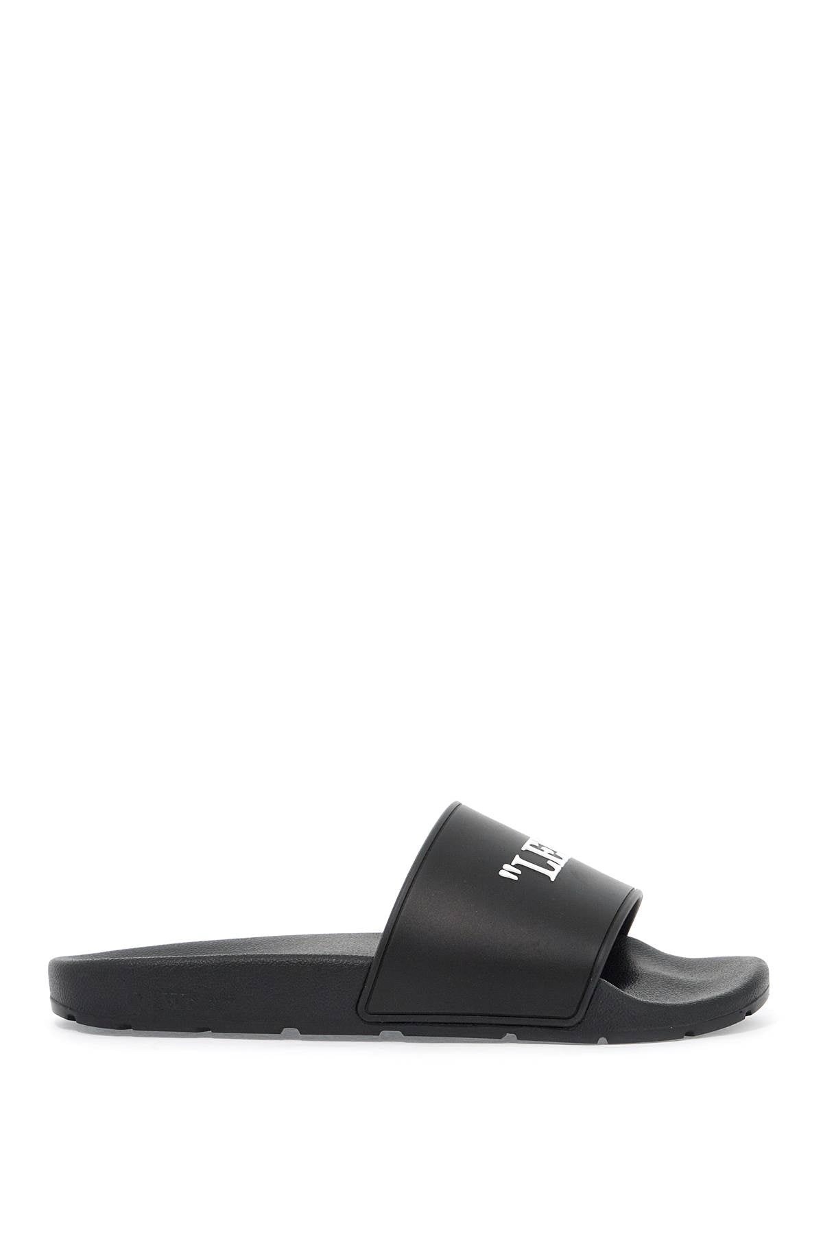 Off-White Rubber Slides For Left And Right Women - 1