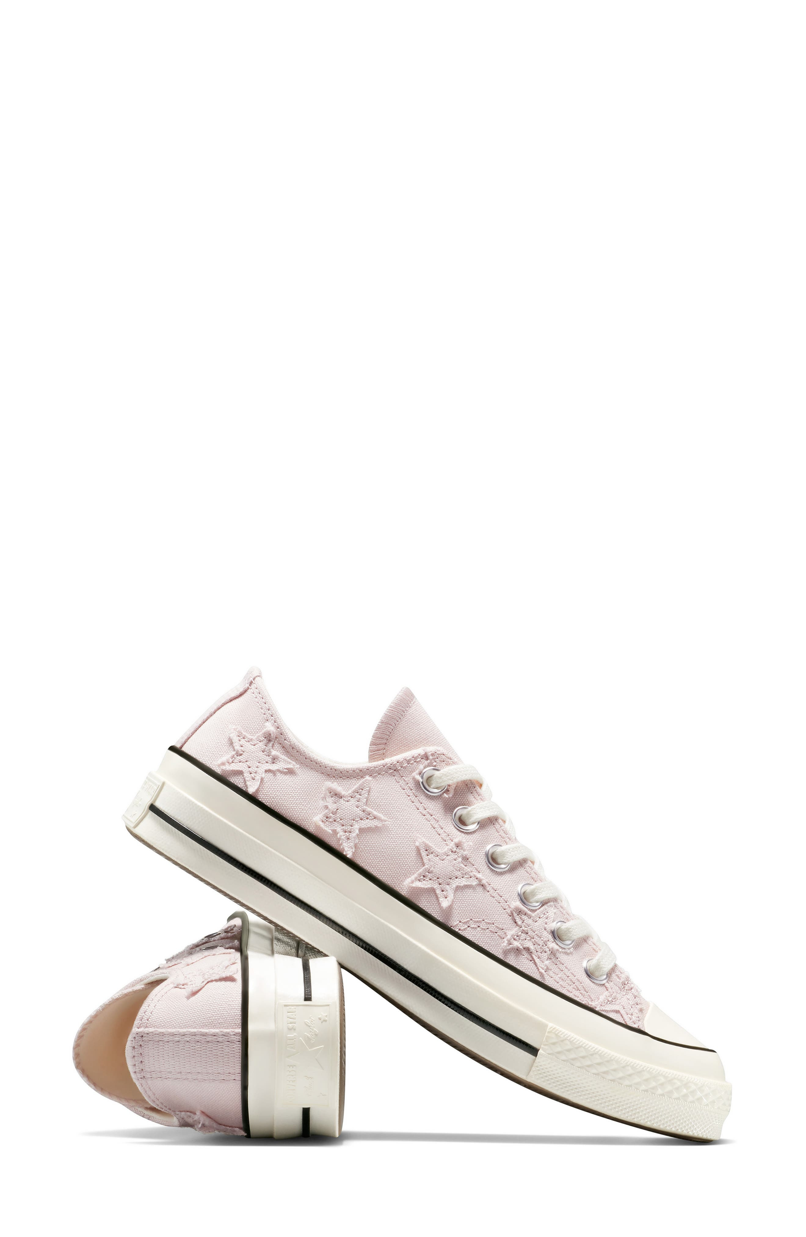 Converse Gender Inclusive Chuck 70 Celestial Low Top Sneaker in Shy Flamingo/Egret/Black at Nordstro - 6