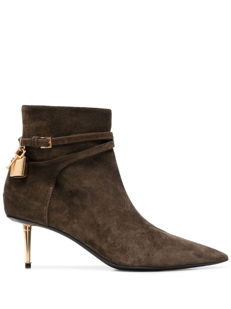 Padlock suede boots - 1