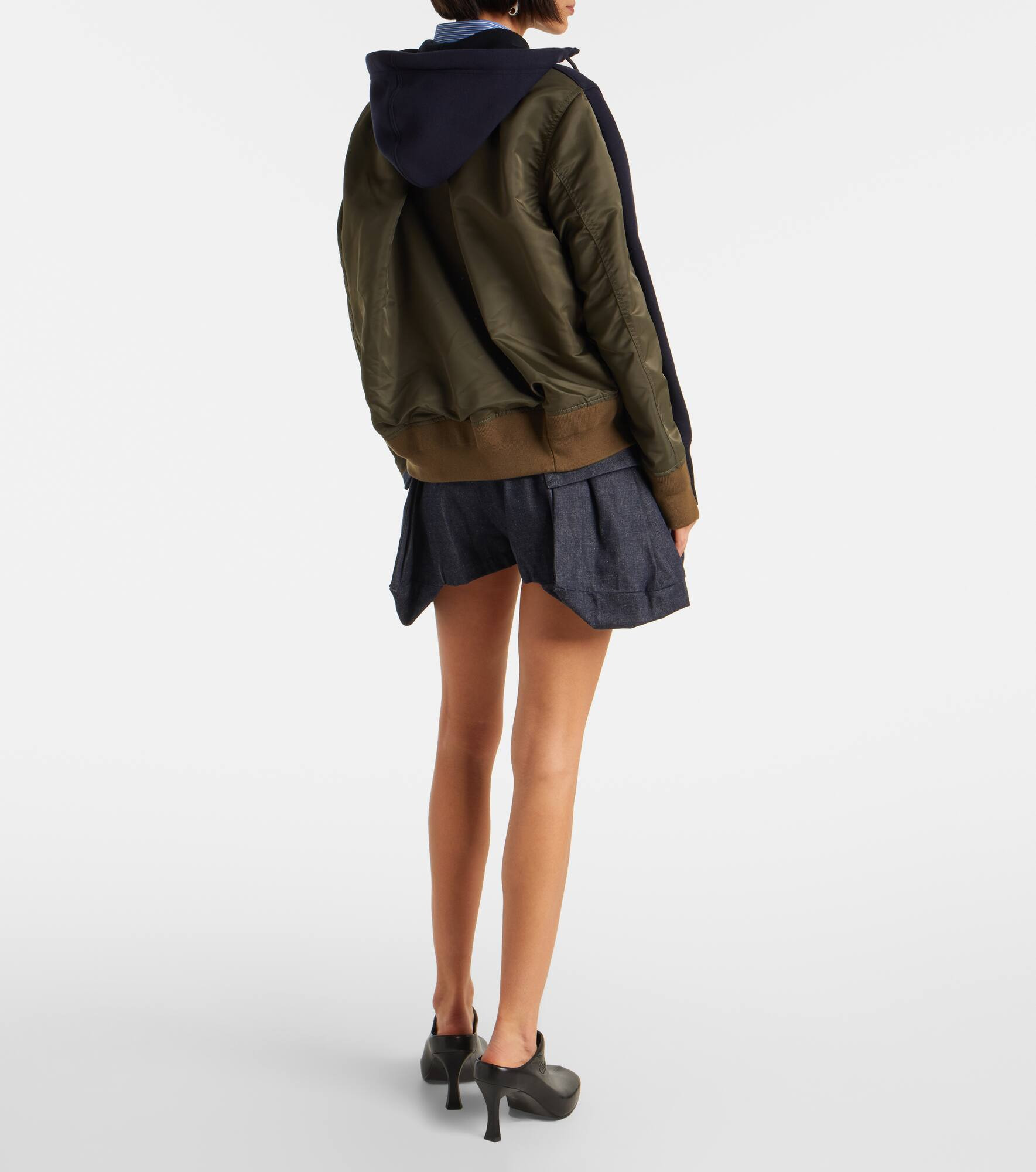 Paneled hoodie - 3