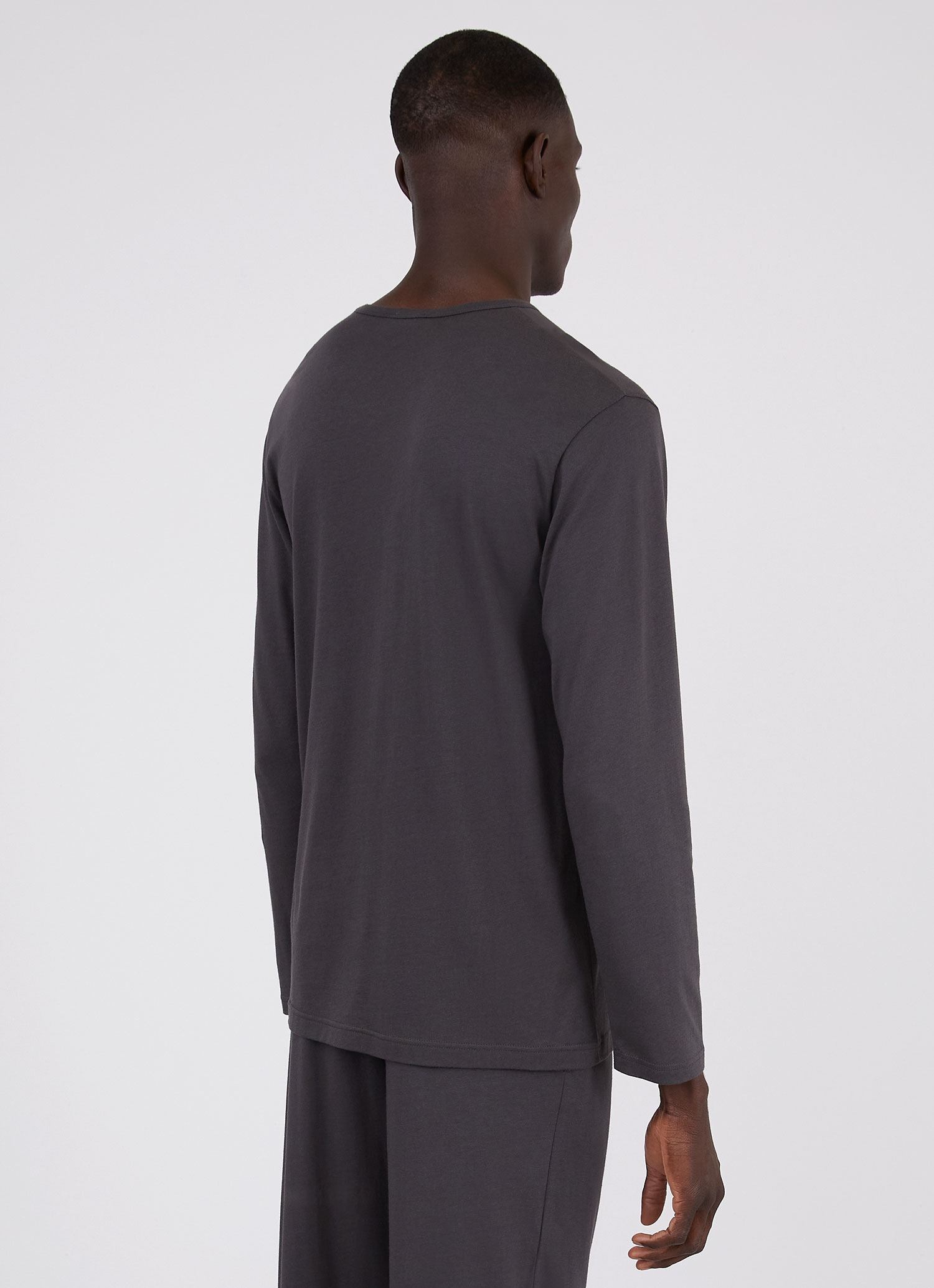 Cotton Modal Lounge Long Sleeve T‑shirt - 4