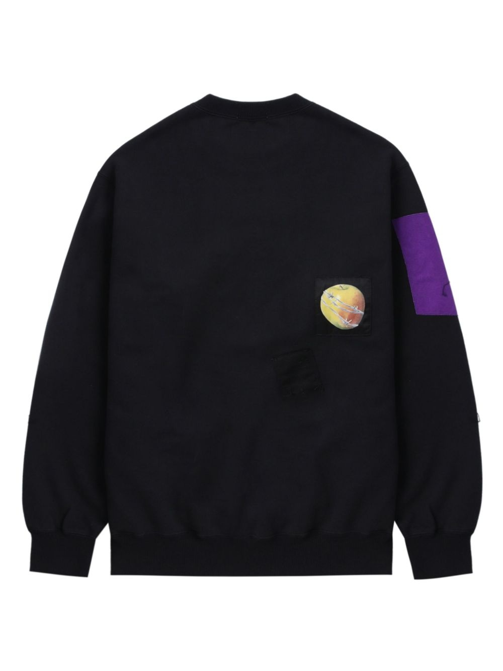 patch-detail sweatshirt - 6