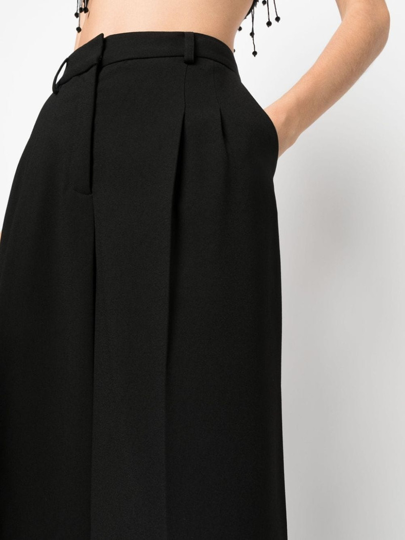 Sanaz pleated palazzo pants 5