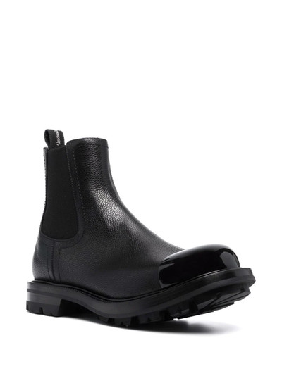 Alexander McQueen contrast-toecap leather boots outlook