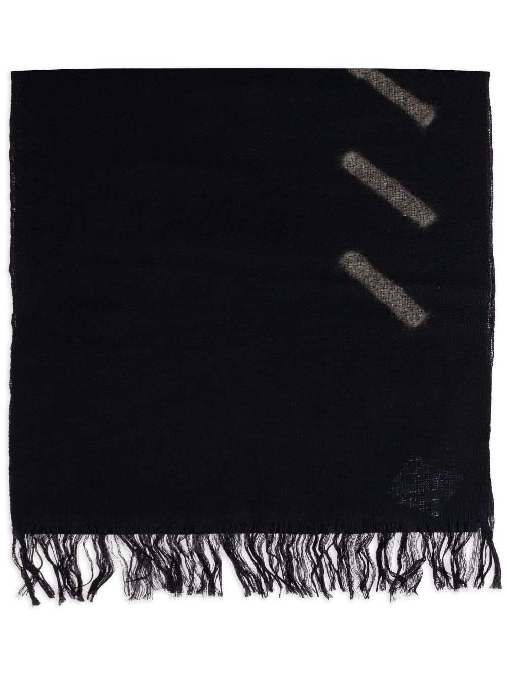 fringed-edge scarf - 1