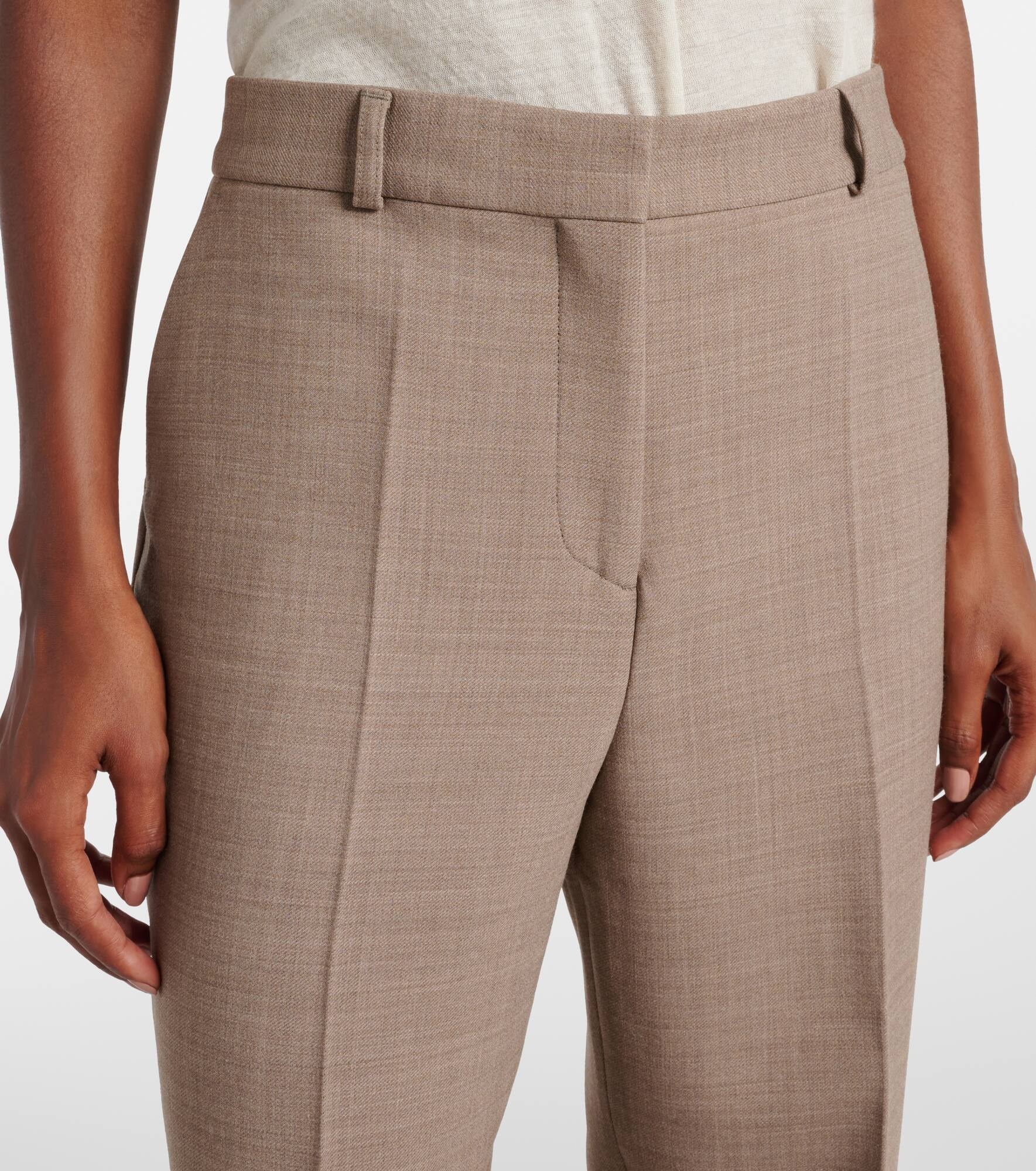 Low-rise straight pants - 4