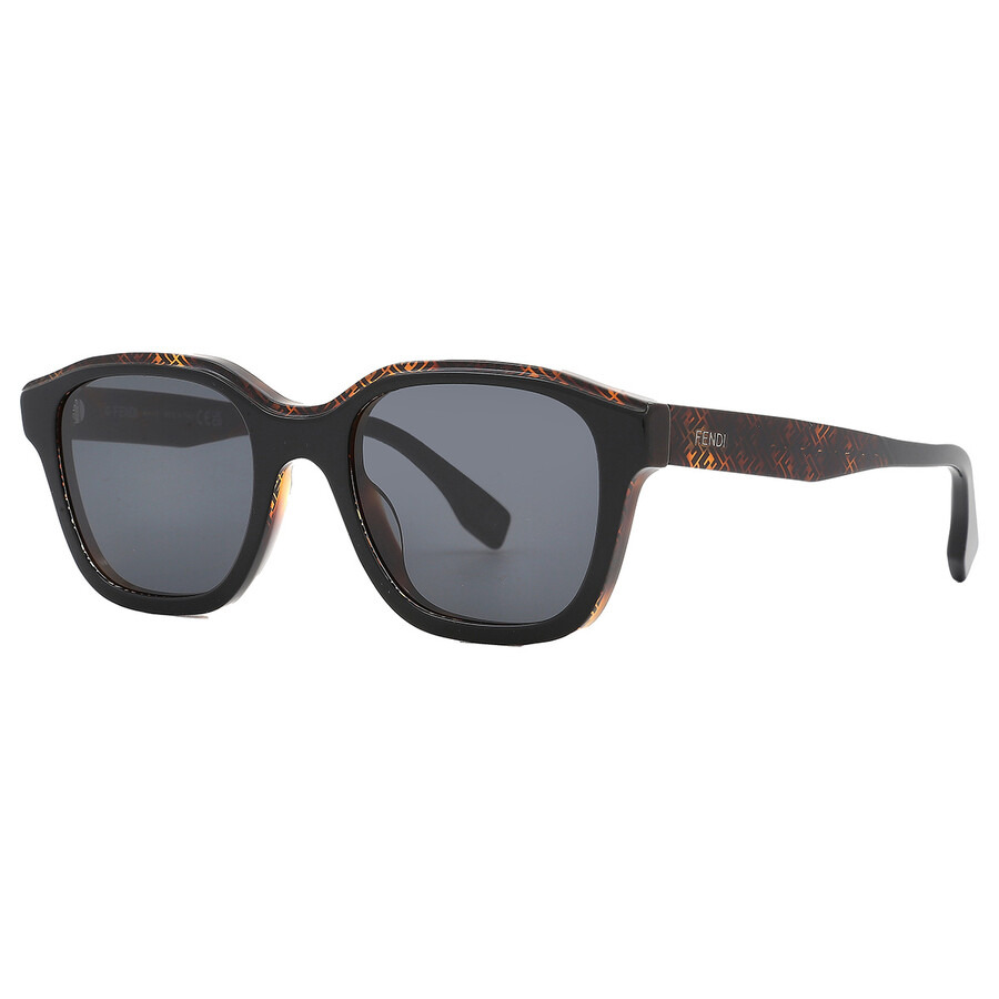 Fendi Grey Square Men's Sunglasses FE40077I 01A 51 - 2
