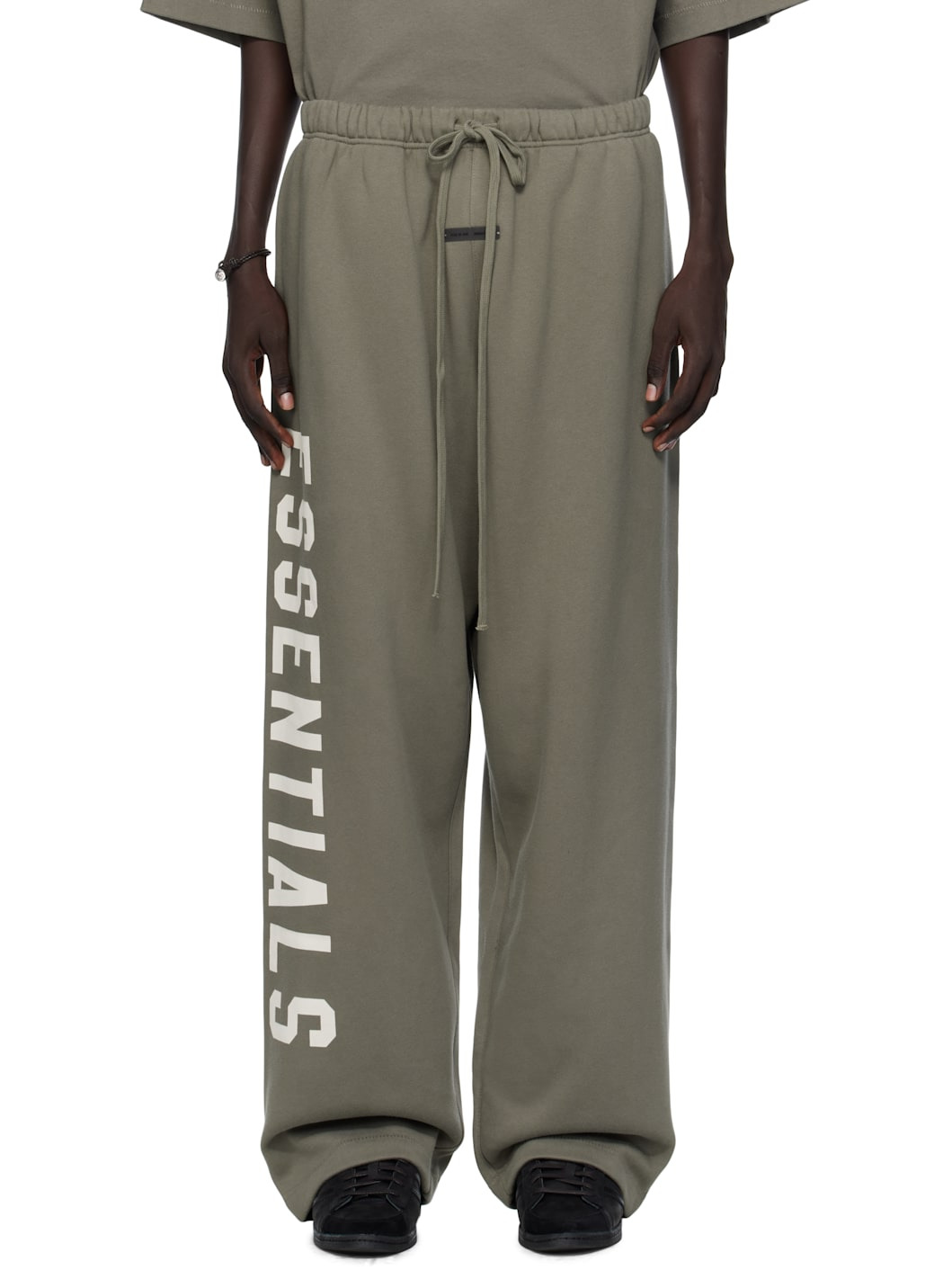 Gray Lounge Fleece Sweatpants - 1