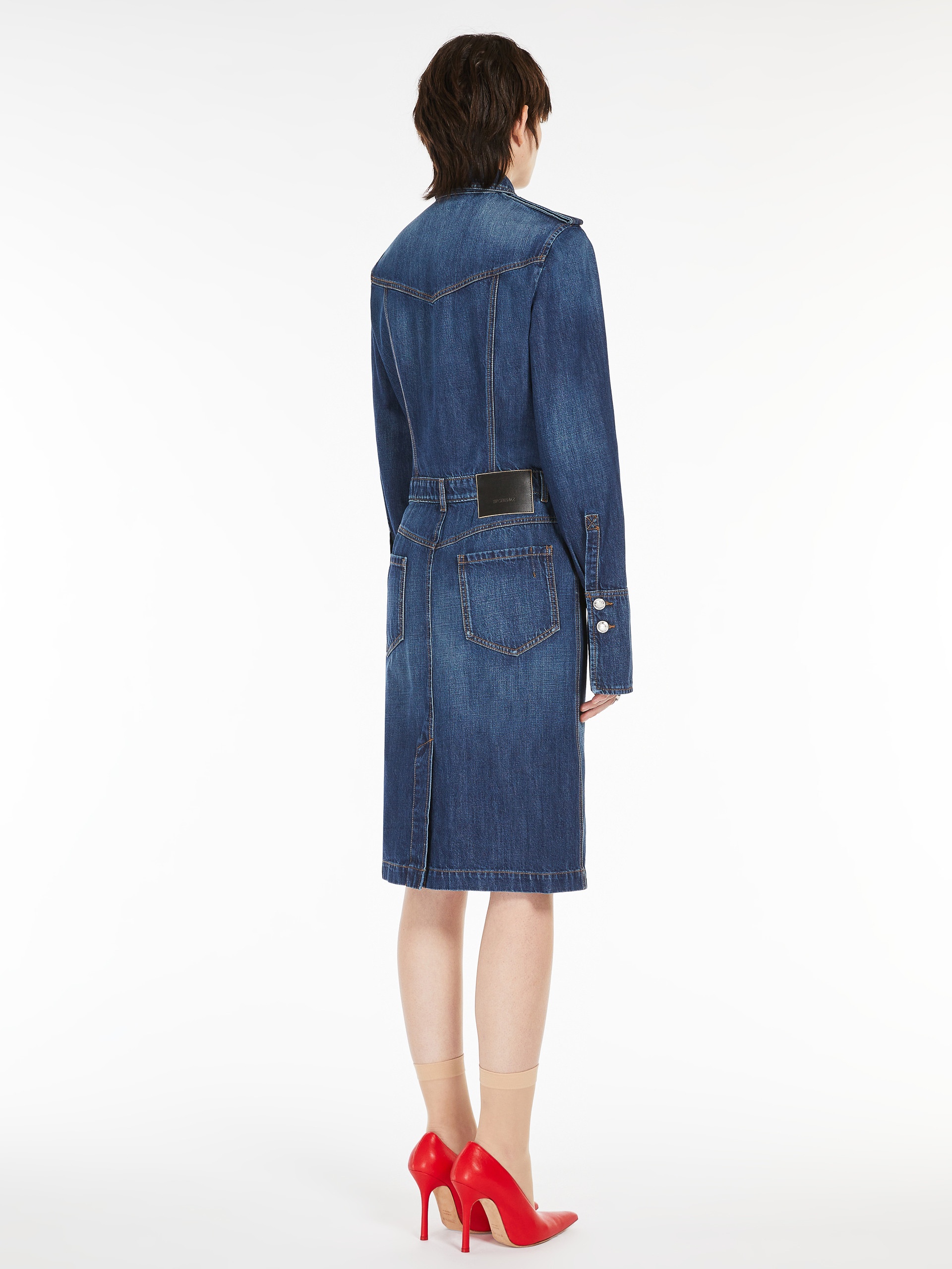 ZODIACO Denim shirt dress - 4