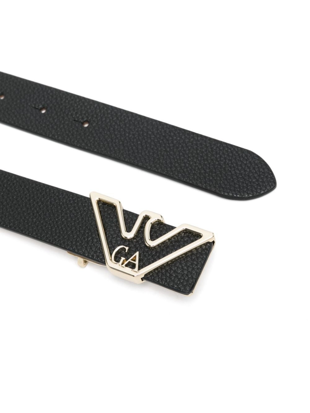 logo-buckle belt - 2