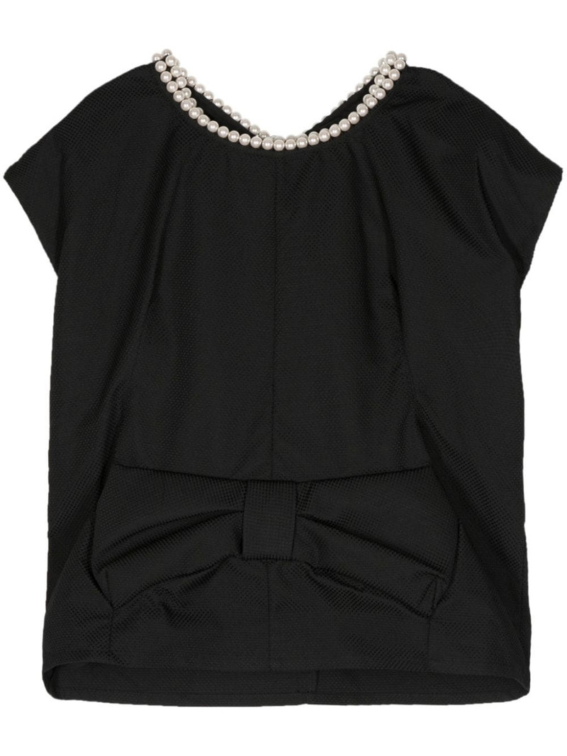 bow-detail sleeveless top 1