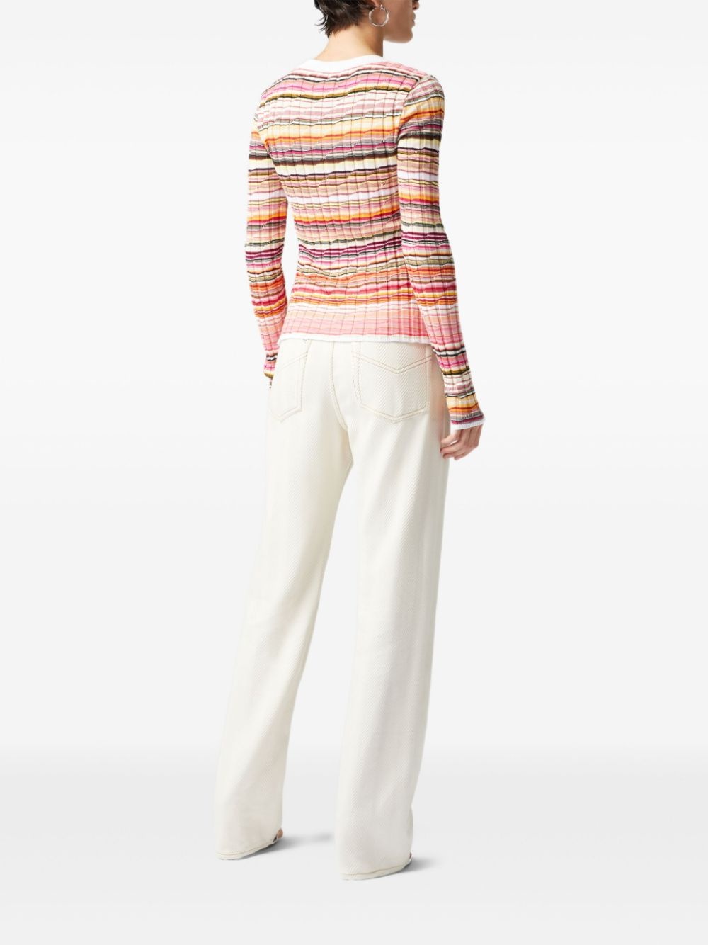 striped cardigan - 3