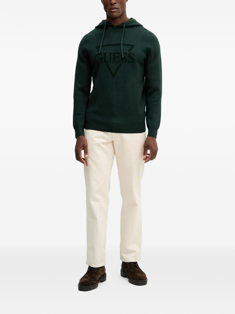 GUESS USA logo hooded sweater outlook