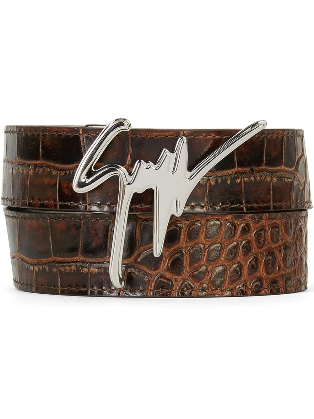 Signature buckle belt - 1