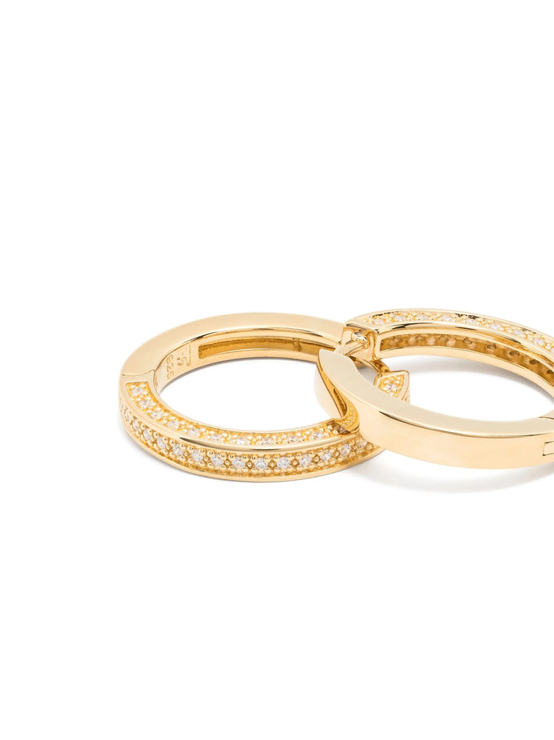 TOM WOOD Nova Medium Hoop Earrings outlook