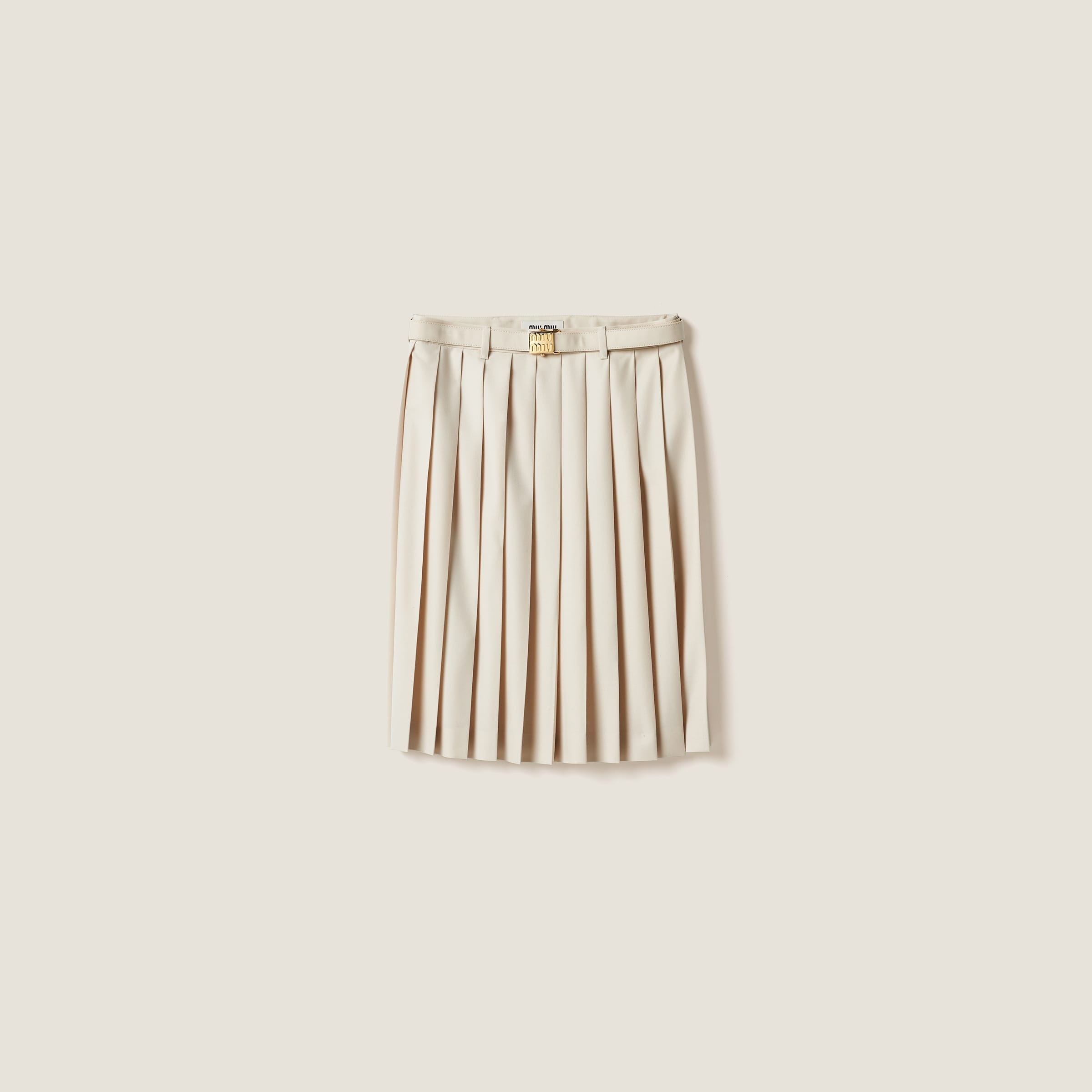Pleated batavia skirt - 1