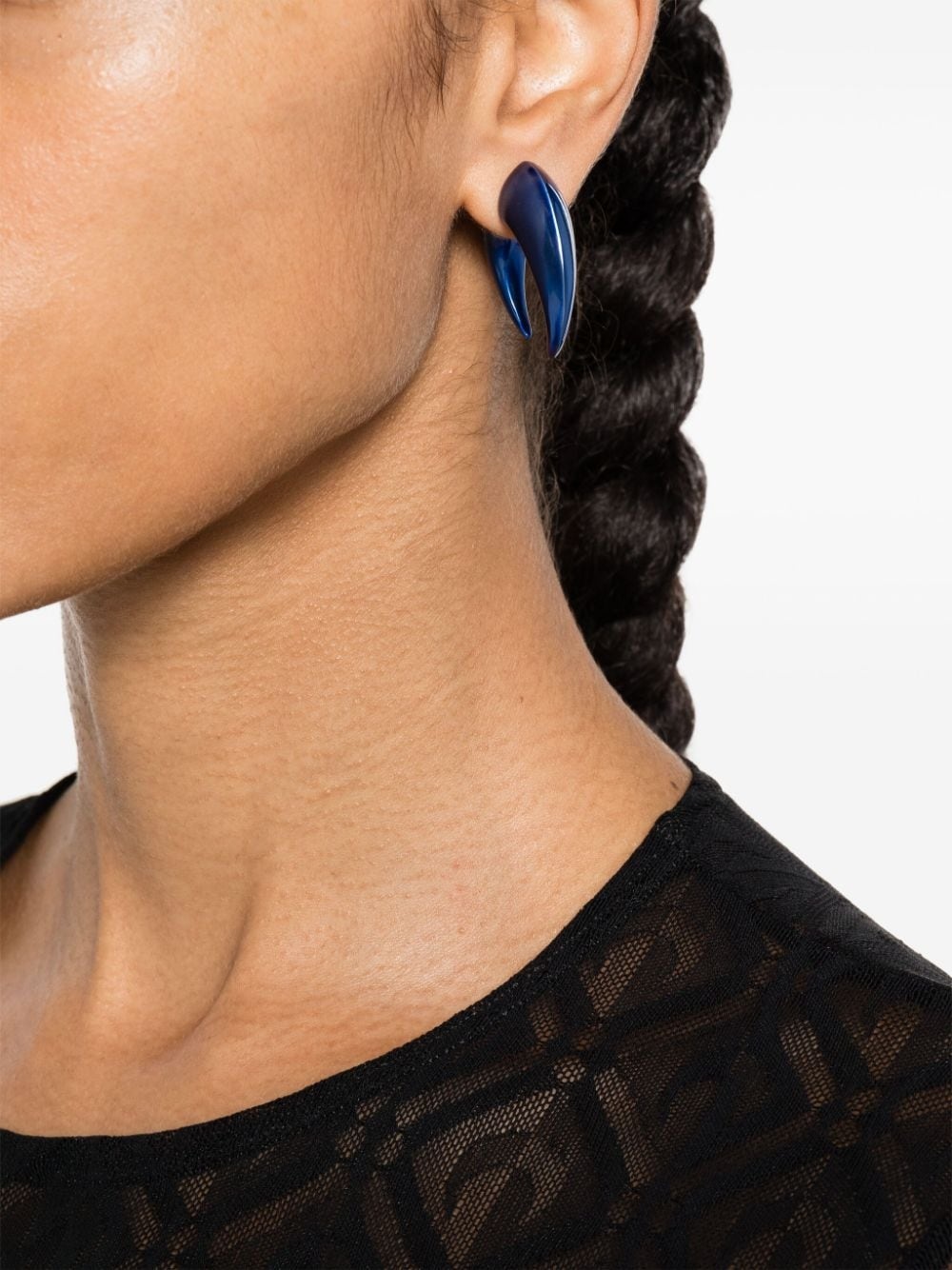 Shamanic Moon-shaped single earring - 2