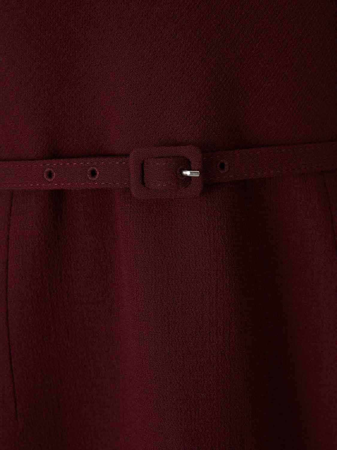 CREPE WOOL DRESS - 5