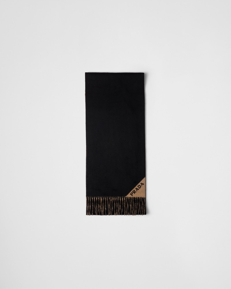 Double cashmere scarf - 1
