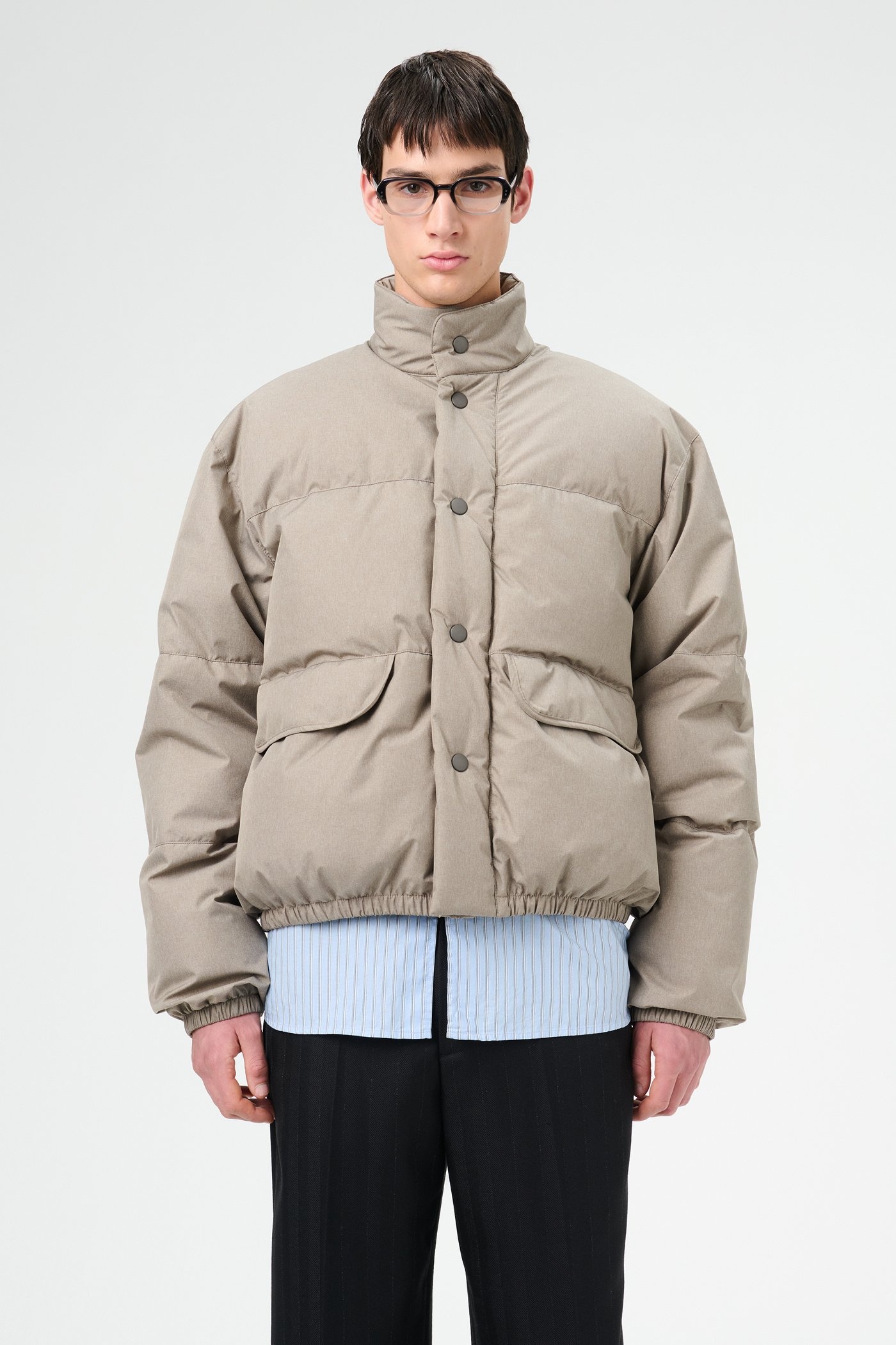 Inhale Puffa Doubleganger Beige Mel Nylon - 3