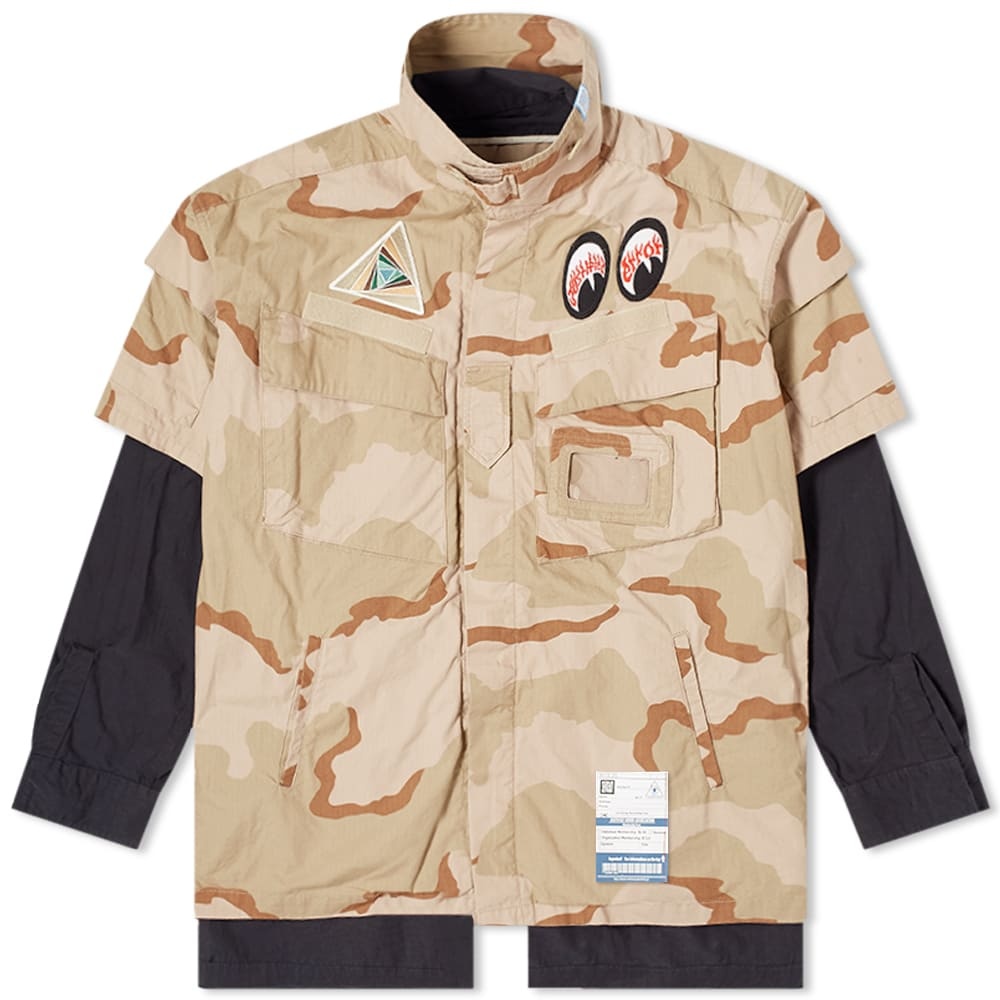 Maison MIHARA YASUHIRO Double Face Camo Overshirt - 1