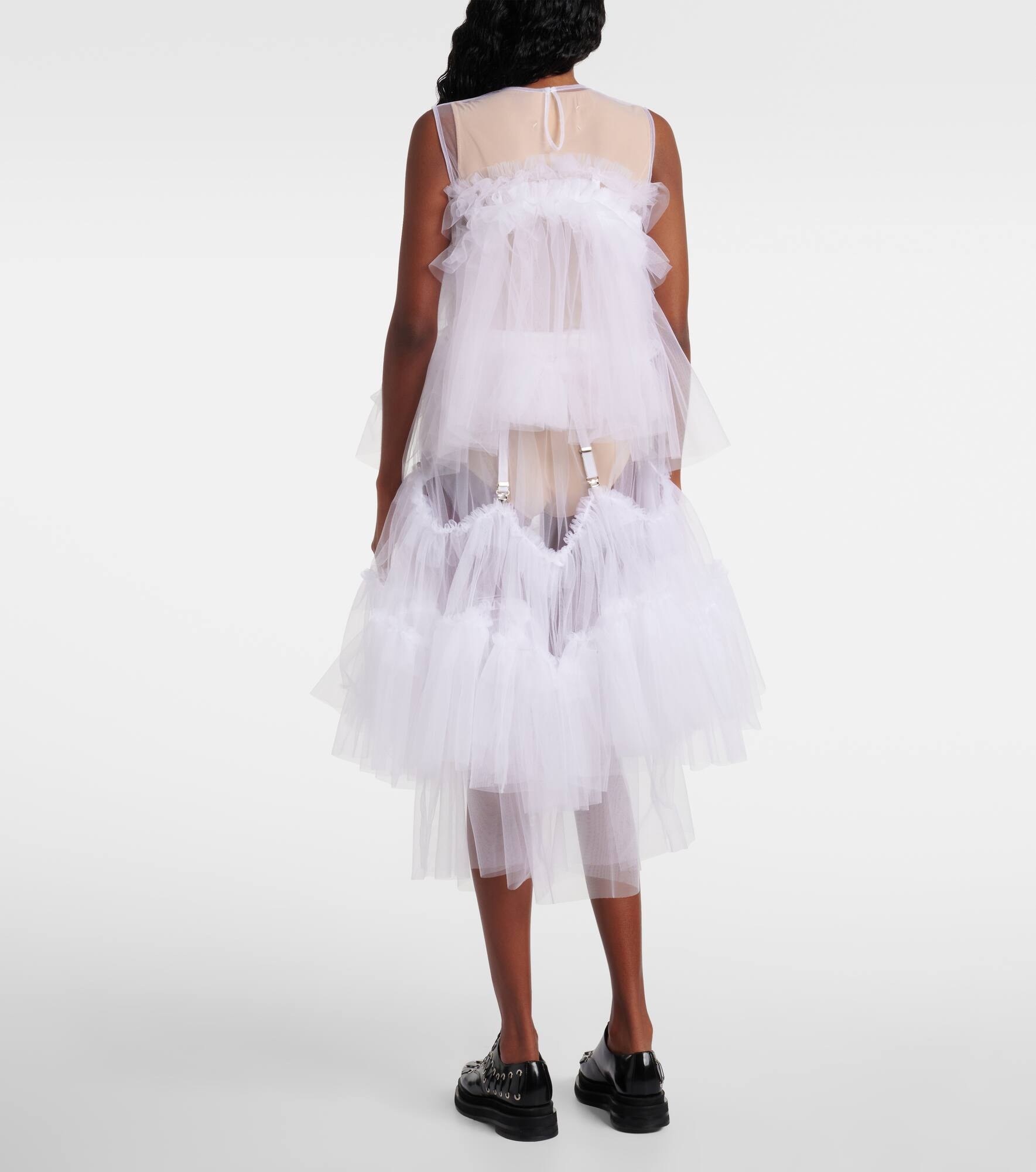 Ruffled tulle top - 3