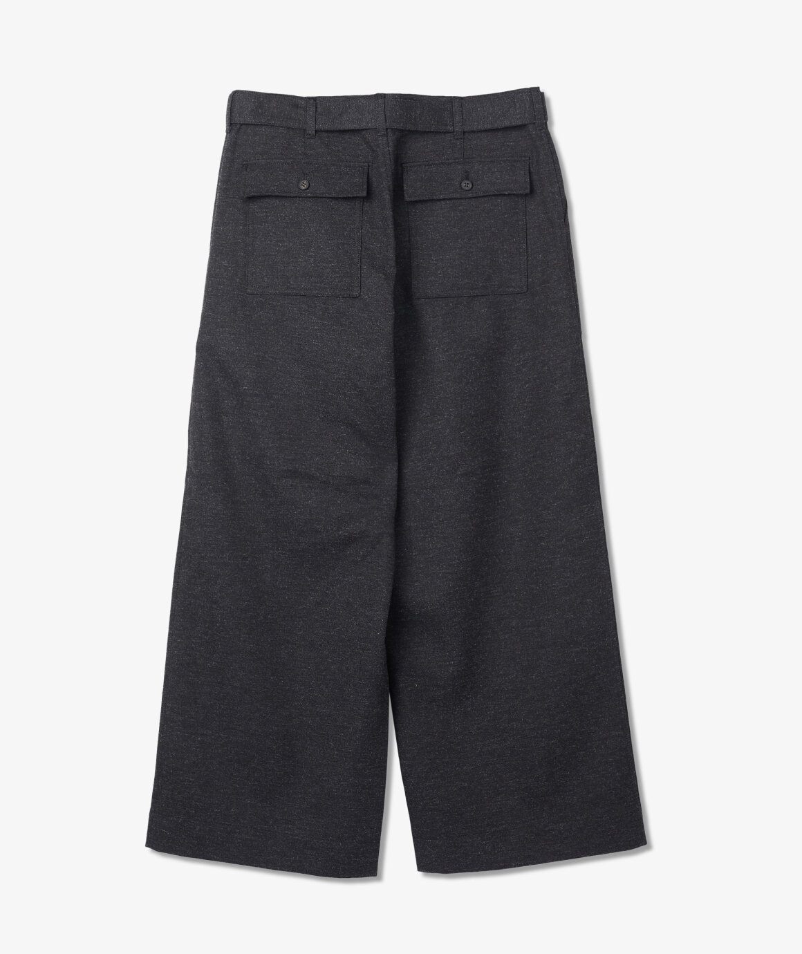 Woolen Wide Fatigue Pants - 2