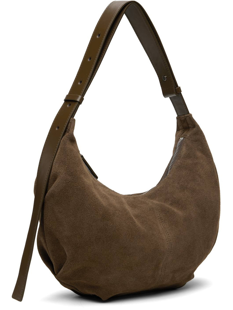 NOTHING WRITTEN Brown Ht Suede Shoulder Bag outlook